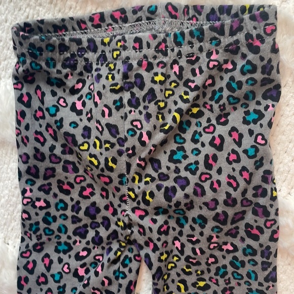 Garanimals 3 pc Animal print leggings & black long sleeve top baby girls 18 M - Picture 10 of 16